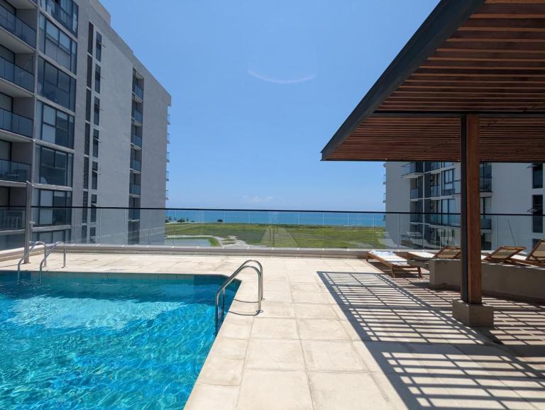 Beachfront 1BR Salinas del Mar - B&B Santa Marta