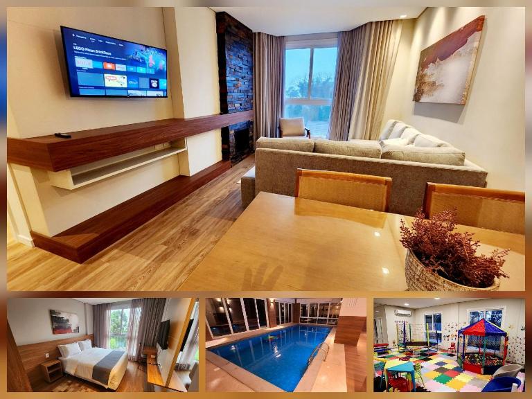 Sensacional Flat no Serra Class - Bed and Breakfast Canela