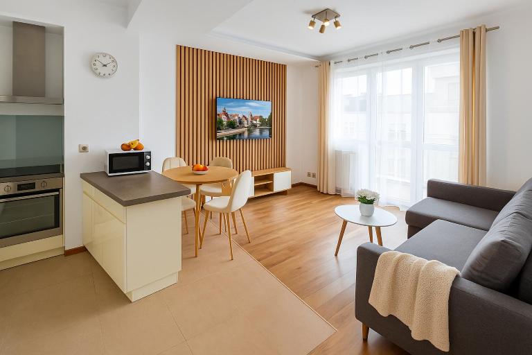 Apartament nad Brdą dla 4 osób z kuchnią - B&B Bydgoszcz
