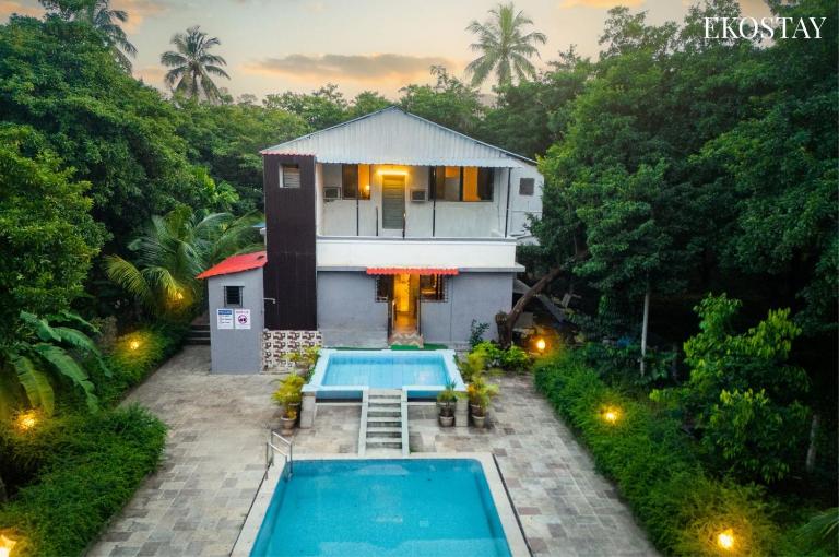 EKOSTAY - Fern Wood Villa - B&B Dhanaurd