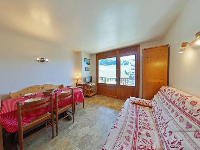 Appt 2P avec balcon au centre du Chinaillon, proche pistes, parking et casier à ski - FR-1-241-147 - Ferienwohnung Le Grand-Bornand