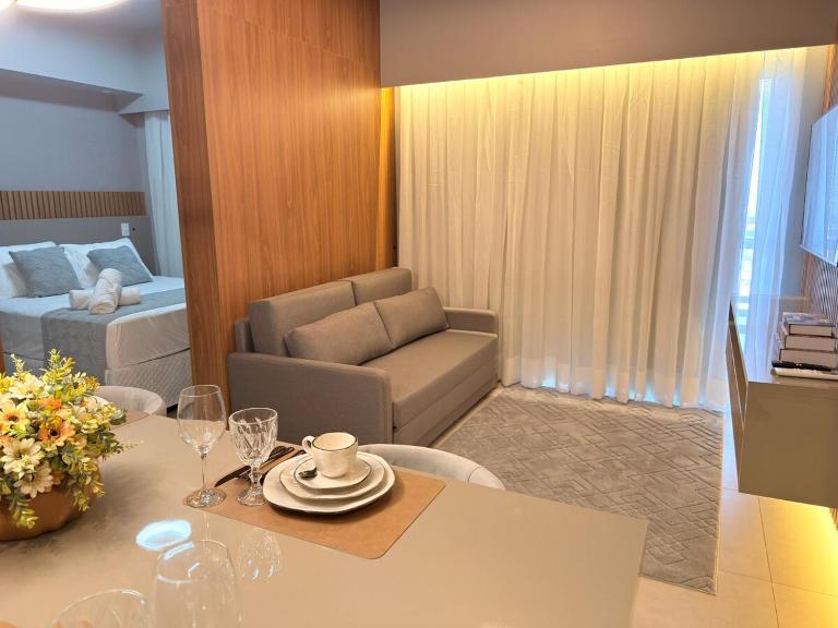 Apartamento com aconchego e modernidade Apogeo - Chambres d'hôtes Ribeirão Preto