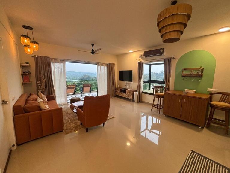 Sukoon - Kudrat's Nilaya 1BHK w pool - Chambres d'hôtes Canacona