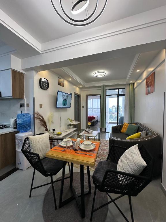 Stylish 1BR in Kilimani lavington Gym Fast WiFi Workspace Ideal for digital nomads - Ferienwohnung Nairobi