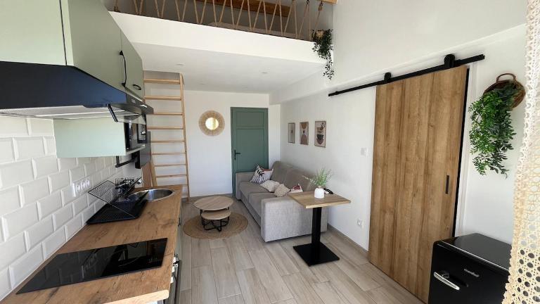 Studio cosy, calme, confort et situation idéale - Chambres d'hôtes Ponteilla