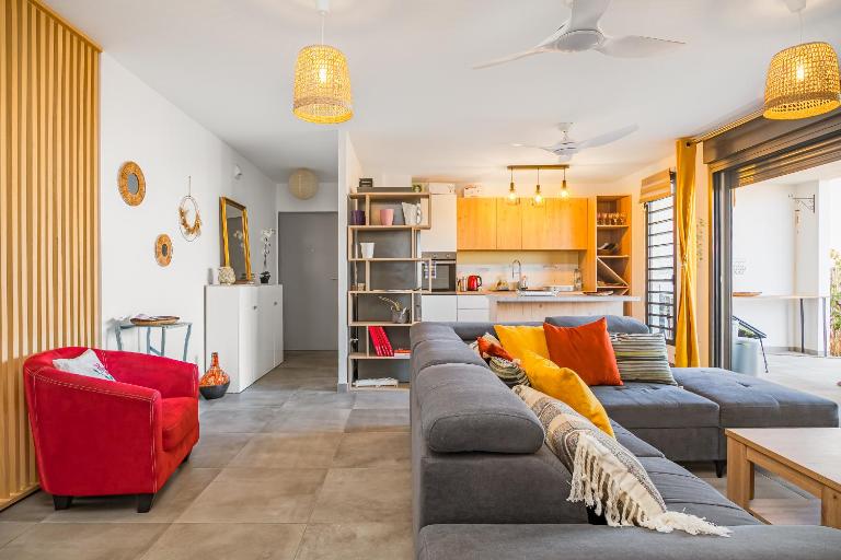 Le Lys du Lagon - Appartement T4 tout confort avec jardin à la Saline Les Bains - B&B Saint-Paul