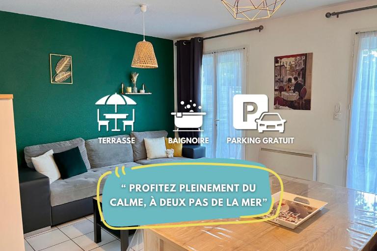 Maison Héloïse - 2 chambres - Terrasse privée - Vacances au calme avec tous les commerces à proximité - B&B Les Sables-d'Olonne