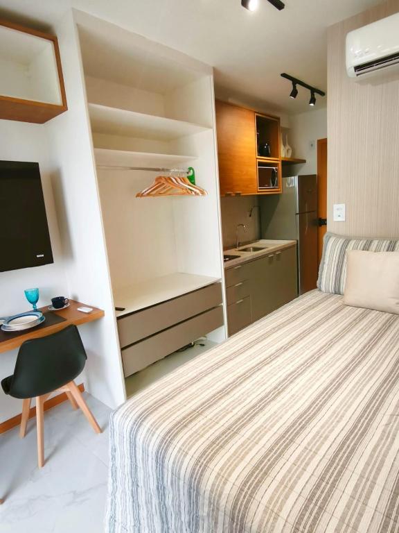 Studio com varanda vista mar em Armação - Chambres d'hôtes Salvador