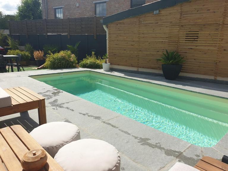 Town center Kéroussel house - 6 people - 2 Bedrooms - Swimming pool - B&B Charleville-Mézières