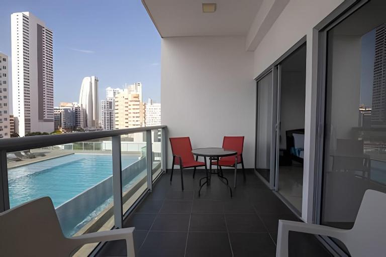 Lujoso Apto de 1 Hab en Piso 7 - Infinitum - Chambres d'hôtes Carthagène