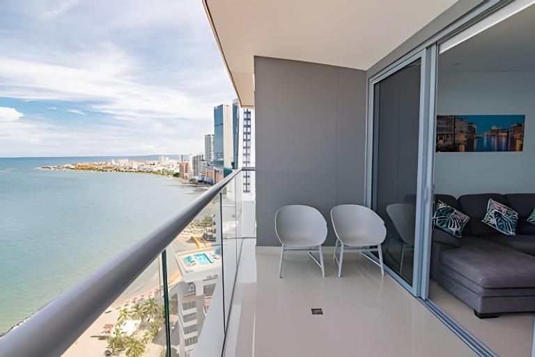 Espectacular Apto Piso 21 de 2 Hab - Morros City - B&B Cartagena de Indias