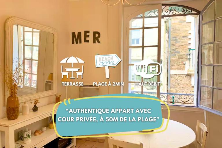 Bel appartement, 20m de la plage - Cour privée - Chambres d'hôtes Les Sables d'Olonne