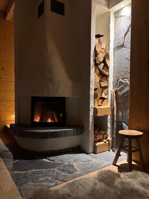 Osada na Skale dom z kominkiem i sauną Istebna - B&B Istebna