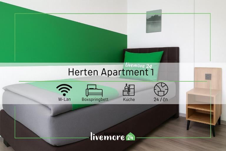 Livemore24 Apartment 1 in Herten 24-7 Check-In - B&B Herten