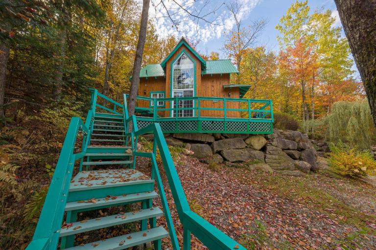 Domaine Rivière Sacacomie - Chalet Le Pic Bois - Bed and Breakfast Saint-Alexis-des-Monts