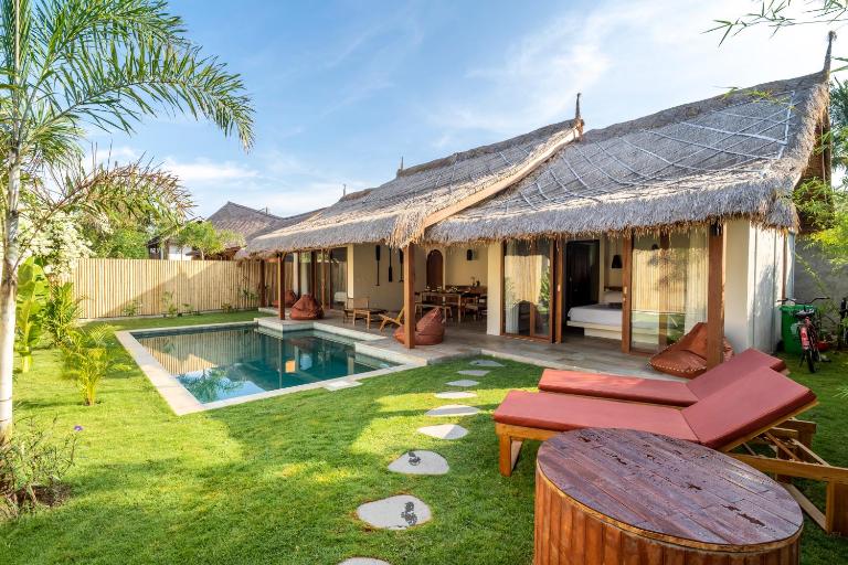 Villa Krilu - Spacious private 2-bedroom & pool - B&B Gili Air