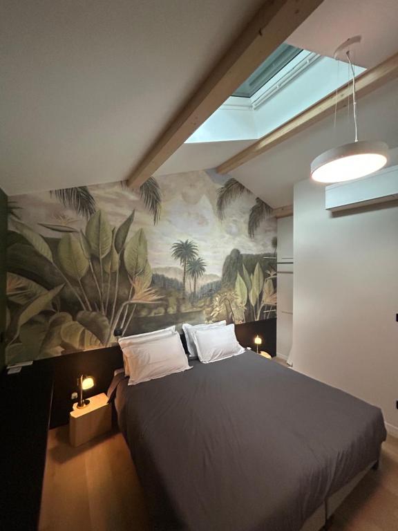 Logement climatisé, piscine, 4 personnes - B&B Montceaux
