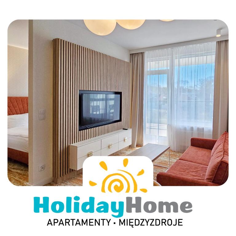 HolidayHomePL Bel Mare F533 z sypialnią i balkonem - B&B Międzyzdroje