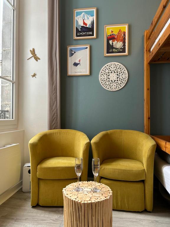 Studio dans l'ancien Palace du Mont-Dore - B&B Le Mont-Dore