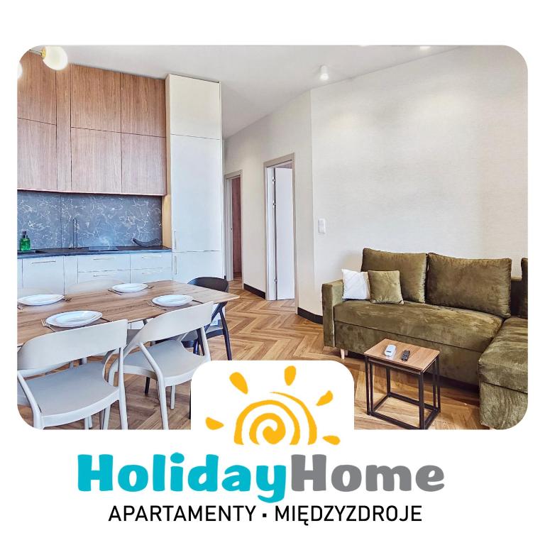 HolidayHomePL Bel Mare 521F z 2 sypialniami i balkonem - Chambres d'hôtes Międzyzdroje
