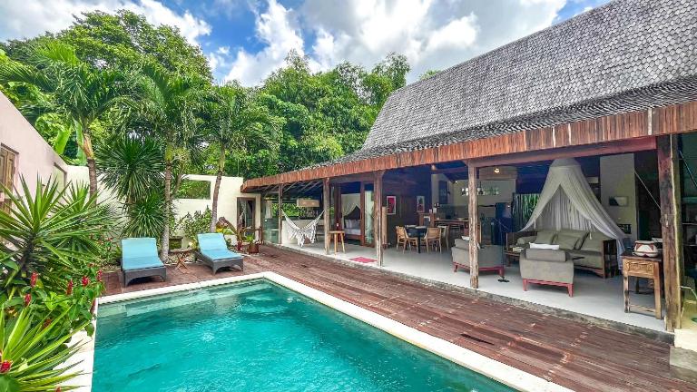 Villa Madah - Secluded & Romantic Retreat 1BR Near Umalas with Private Pool & View - B&B Kerobokan