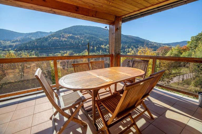 Cocooning chalet, mountain view, sauna, 6 people - B&B Ventron