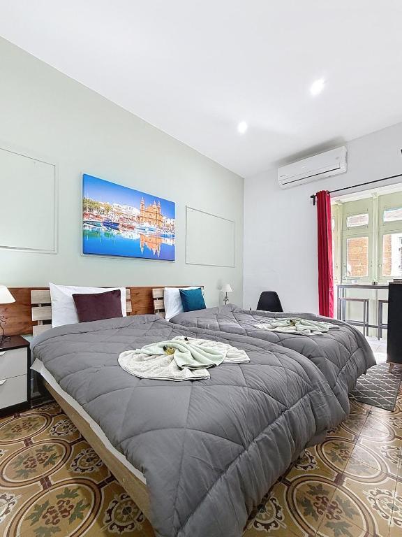 Modern Twin Studio Apartment3 next to Valletta! - B&B Floriana