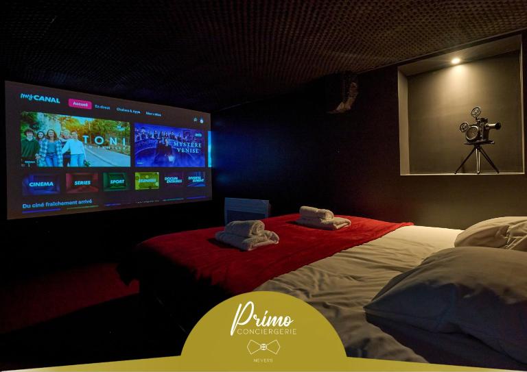 Studio ciné atypique Climatisé à Nevers by Primo Conciergerie - B&B Nevers