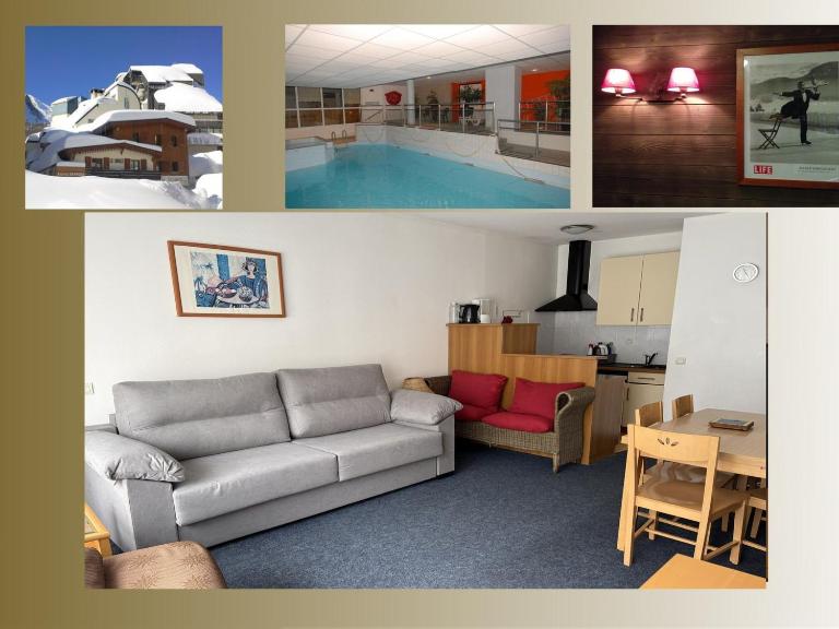 Gourette : Appartement 8 pers, Piscine & Wifi - FR-1-859-1 - Ferienwohnung Eaux-Bonnes