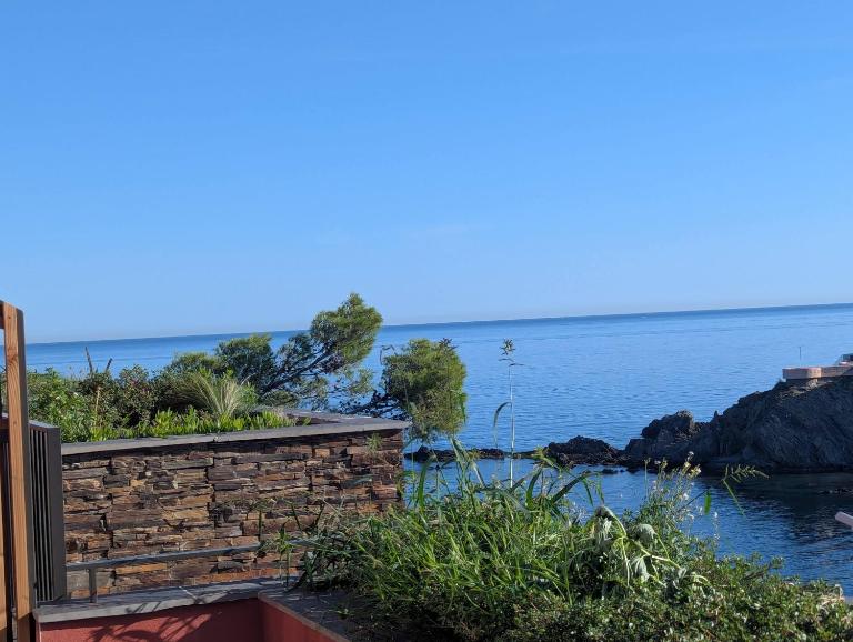 Apart Berenice Collioure Cote Vermeille Piscine Crique Terrasse Vue Mer - Ferienwohnung Collioure