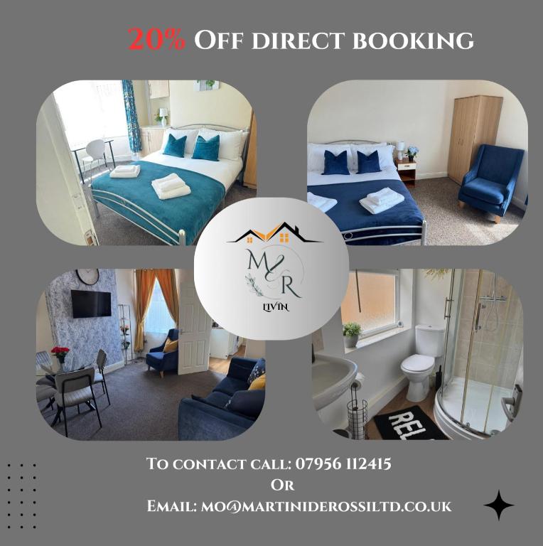 Spacious home in Newcastle Under Lyme with Parking - Bed and Breakfast Newcastle-under-Lyme