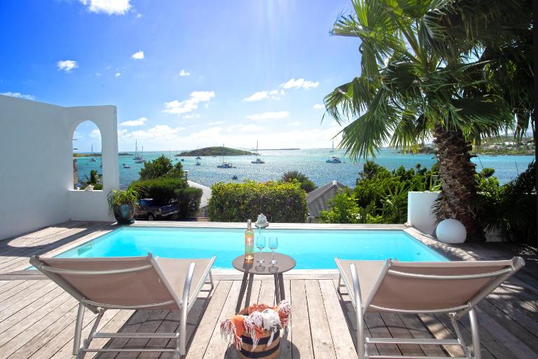 Villa Bella vue sur Pinel piscine jacuzzi - B&B Cul-de-Sac