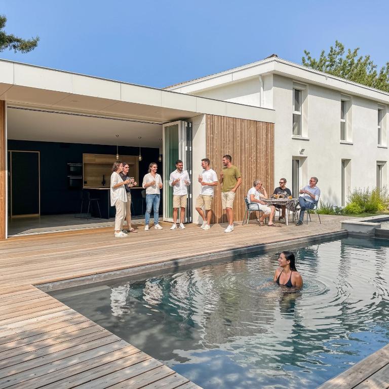 Villa calme avec piscine et spa à Mérignac Proche hôpital tram et parc d activité - Ferienwohnung Mérignac