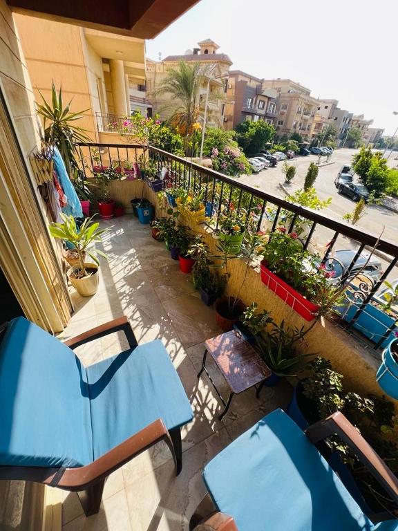 New Cairo Shared Apartment with the landlord close to airport garden view for males only or married couple because of the Egyptian Culture - B&B Cairo