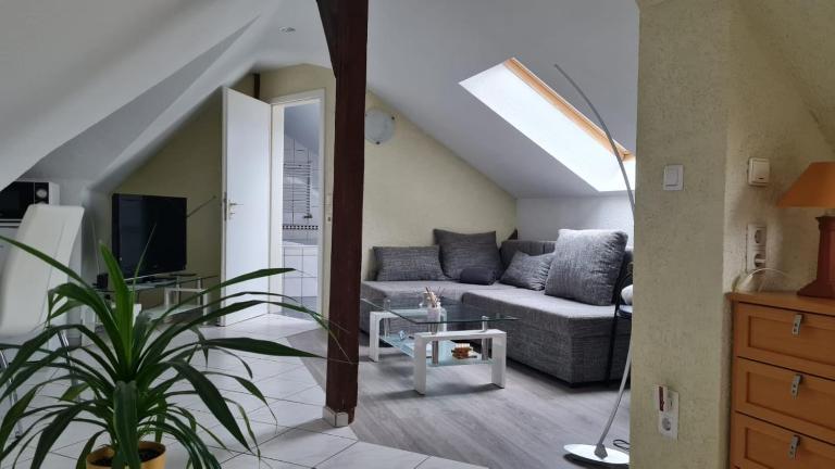 Ferienwohnung Blumenberg DG Karlstraße - B&B Staßfurt
