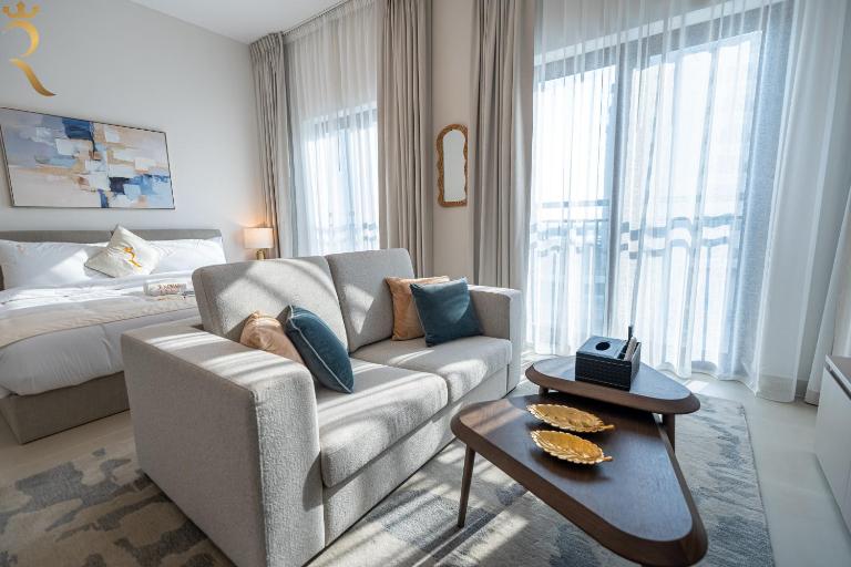 Stylish Yas Studio- Modern Urban Stay - B&B Abu Dabi