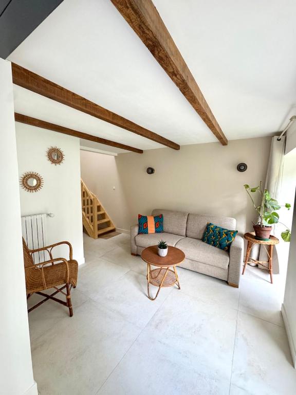 Gîte de L Etunel - Charmante longère rénovée au cœur de Brocéliande - Ferienwohnung Monterfil