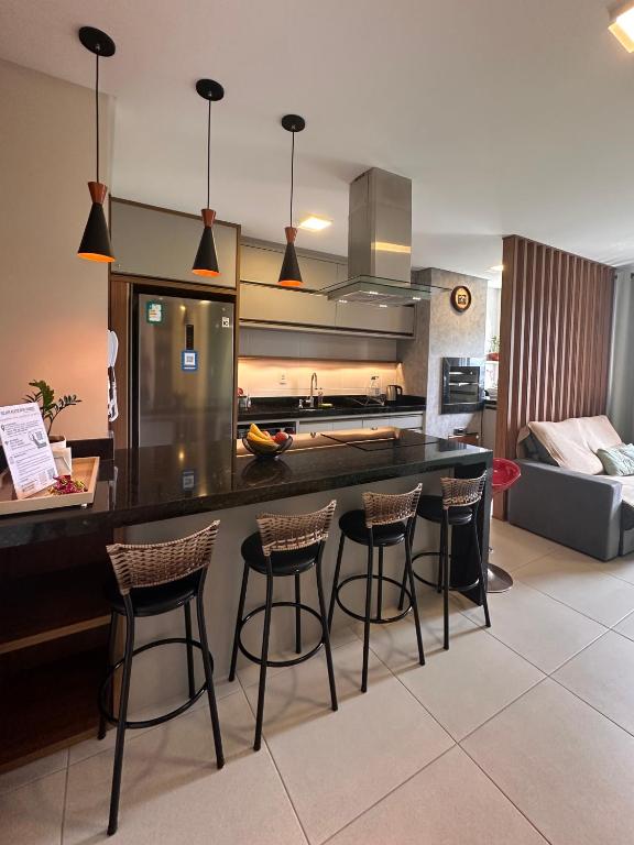 Apto lindo e completo com piscina em Itajai - Chambres d'hôtes Itajaí