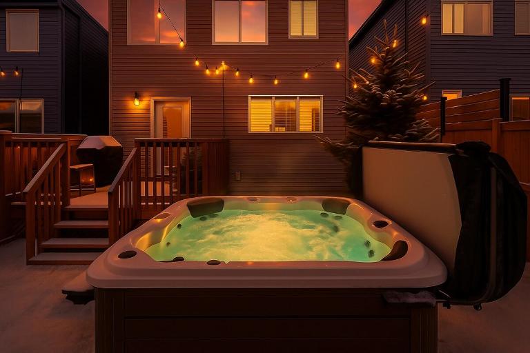 Wild Haven Retreat-HotTub-King Bed-Fireplace-BBQ - B&B Edmonton