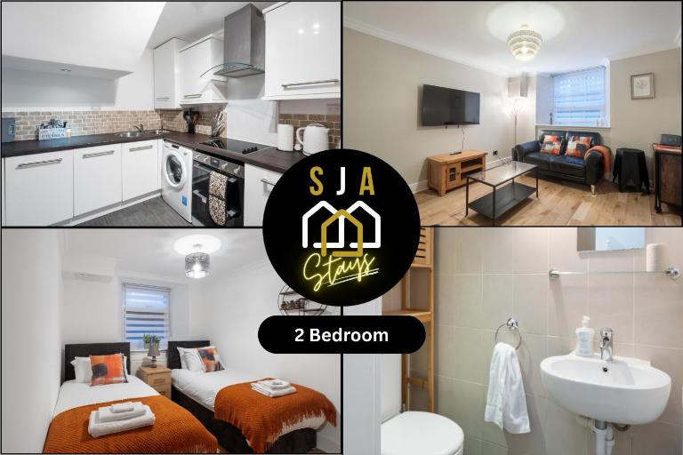 Crown Apartment - SJA Stays - Modern 2 Bed Apartment - B&B Aberdeen