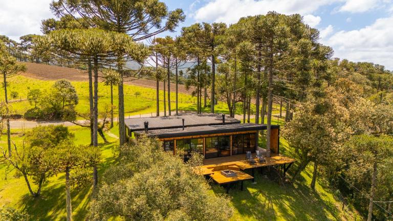 Cabana na Serra Lareira e Vista Deslumbrante - B&B Rio Rufino