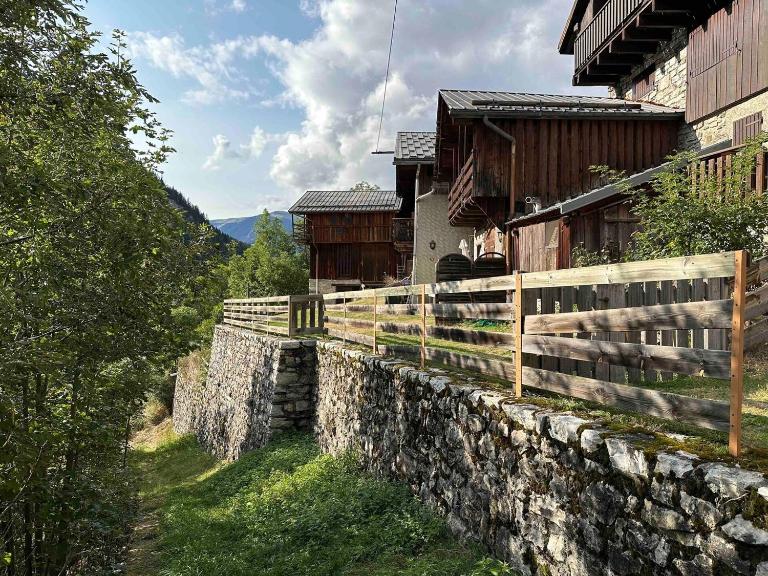 Mountain house with two barns and a garden - B&B Planay