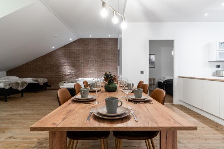 Apartment Kammi - Spacious penthouse in the downtown with sauna - B&B Rovaniemi