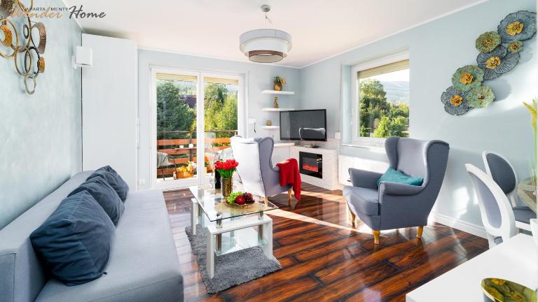 Apartamenty Wonder Home z balkonami, spokojna okolica, miejsce na grilla, parking, blisko szlaków - B&B Karpacz