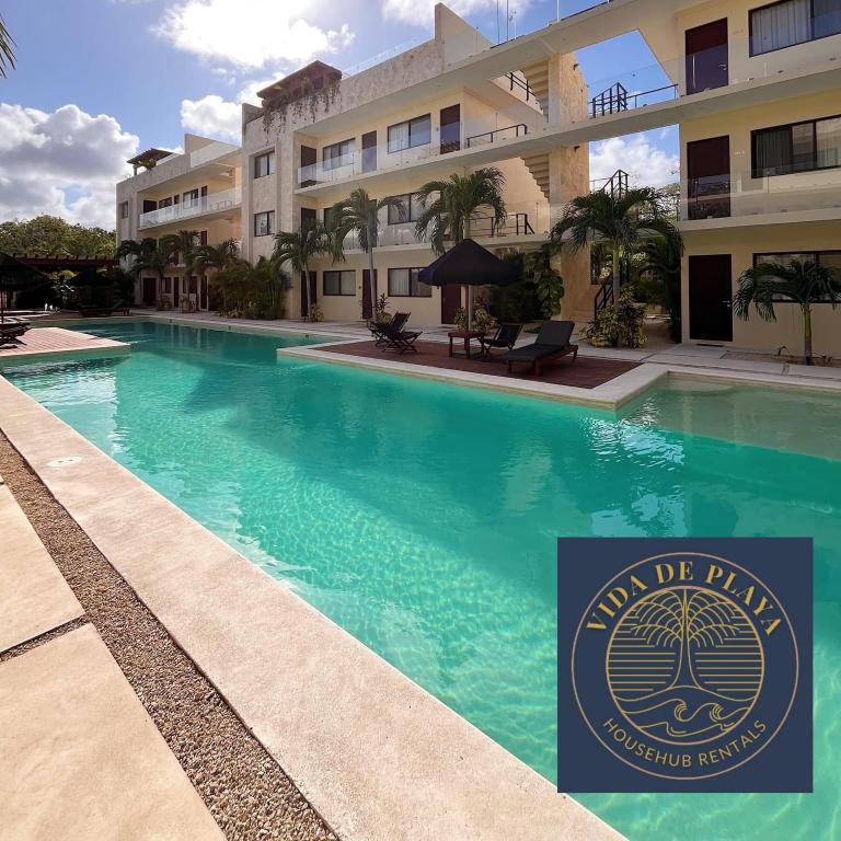 Blue luxury, alberca central, cocina equipada - B&B Tulum