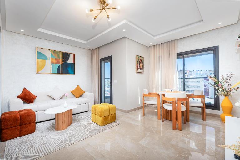 Modern Comfortable Apartment - Corniche Hassan II - Chambres d'hôtes Casablanca