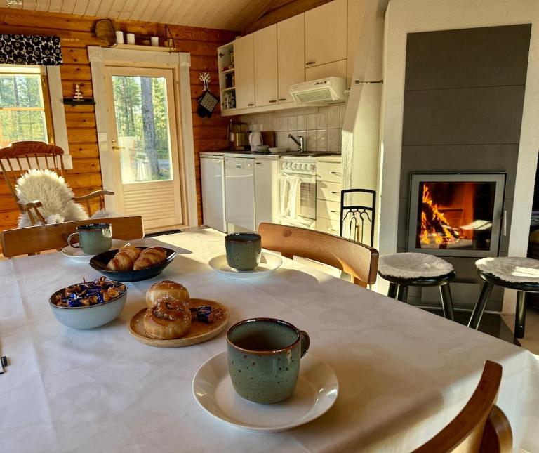 Kantolammen mökki,puusauna wifi ja palju-extra - B&B Kuusamo