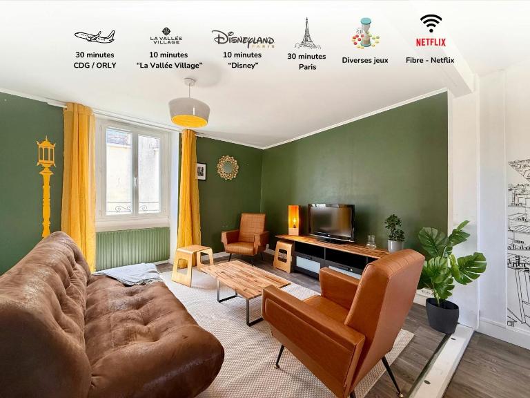 10 Disneyland Parking - 9 personnes - B&B Ferrières-en-Brie
