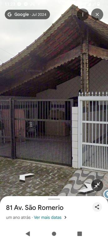 Casa pé na areia 40 metros da praia Caiçara - B&B Praia Grande