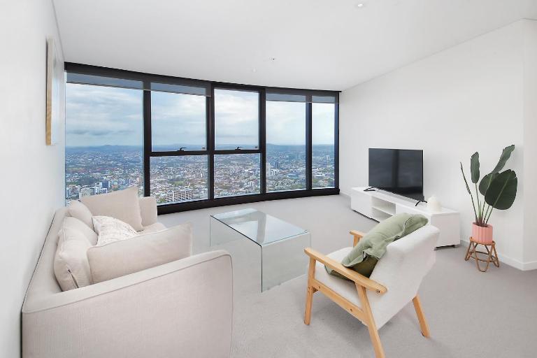 Horizon Haven StunningView 2BR Sofa Bed with FreeParking - Bed and Breakfast Brisbane